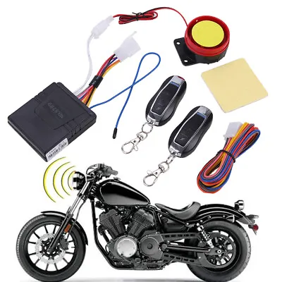 12V Motorcycle Bike ATV Scooter Remote Control Anti-theft Alarm Security System • $15.95