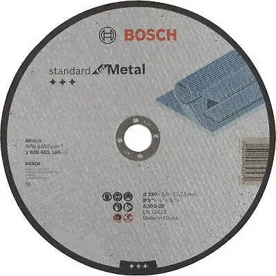 Bosch Standard Metal Cutting Disc 230mm 3mm 22mm • £6.95