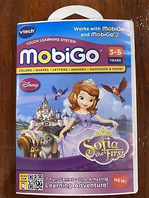 VTECH MobiGo Touch Learning System Game Disney Sofia The First Ages 3-5 Yrs New • $9.99