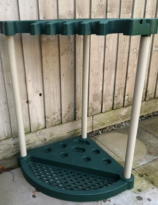 £12 • Buy  Corner Tool Storage Station Rack Garden Shed Organise Equipment Holder