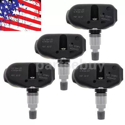 4 Pcs TPMS Tire Pressure Sensors For 2005-2014 Honda Pilot Odyssey Acura TL MDX • $26.97