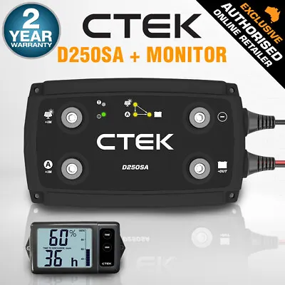 CTEK 20A OFF GRID Battery Charging System W/ D250SA & Digital Display Monitor • $733