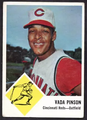 1963 Fleer #34 Vada Pinson VG • $6.95