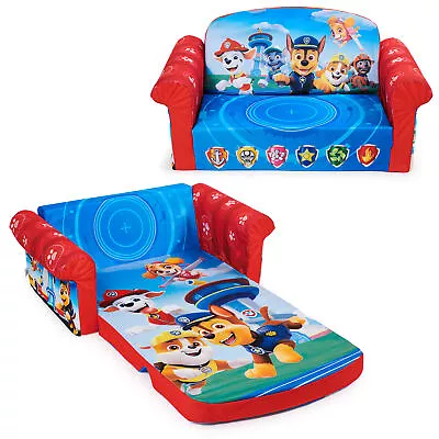 Marshmallow Furniture Kids 2-in-1 Flip Open Foam Sofa Bed Paw Patrol (Open Box) • $29.05