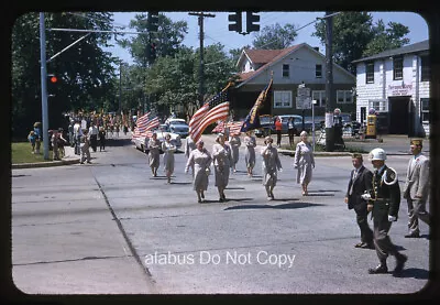 Orig 1958 SLIDE Middletown Township Women's Auxiliary In Veteran's Day Parade NJ • $11.99