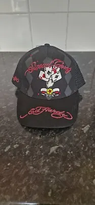 Ed Hardy Cap Playing Cards Twill Front Mesh Trucker Brand New • £29.99