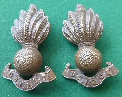 British Army Collar Badges Pair Royal Artillery Officers Service Dress RA OSD • £7.99