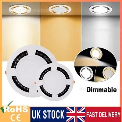 £1.65 • Buy Recessed Ceiling Lights Ultra Slim Led Downlight Flat Panel Spot Light Dimmable