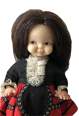Vintage FAMOSA Doll 1970s Spain All Original Clothing Brown Rooted Hair • $54