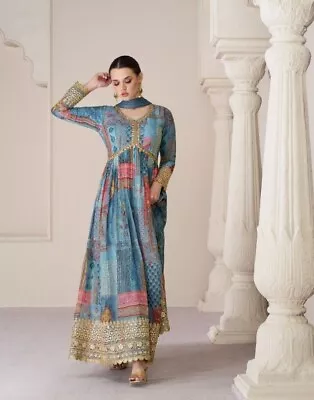 Party Gown Pakistani Wedding Wear Salwar Kameez Designer Indian Dress Anarkali • $87.32