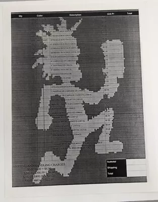 $10.99 • Buy Vintage ICP / Psychopathic Merchandise Order Form 1996 8.5x11 Insane Clown Posse