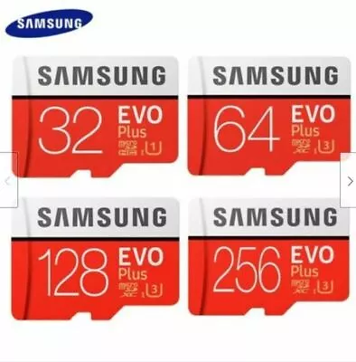 New Samsung 128GB Micro SD SDXC U3 Class 10 Memory Card Evo Plus 100MB/S Genuine • £6.99