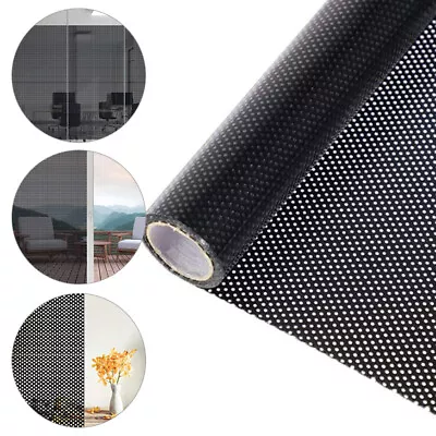 Mesh Window Glass Film Self-adhesive Sunshade  Anti-UV Net Sticker Home Decor • $6.26