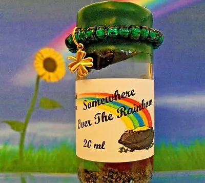 SOMEWHERE OVER THE RAINBOW Wizard Ritual WICCA Magick Money Drawing Oil  20 Ml • $8.75