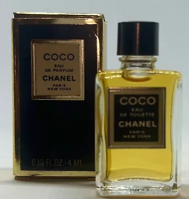 COCO CHANEL Eau De Toilette 0.13 FL.OZ. MINI PERFUME VINTAGE Plus Lululemon Gift • $38.99