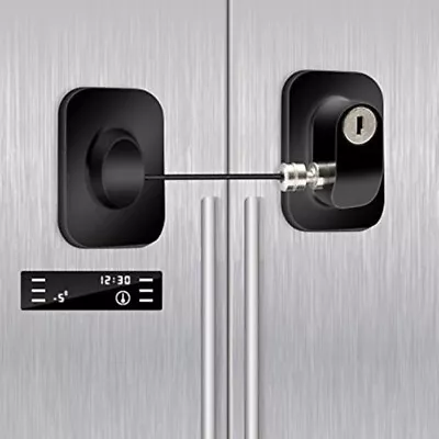 $11.93 • Buy Kids Refrigerator Lock With Keys Fridge Cabinet Child Safety For Window Door NEW