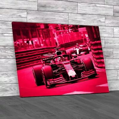 Max Verstappen F1 Racing The Ultimate Sports Car Pink Canvas Print Large • £14.95