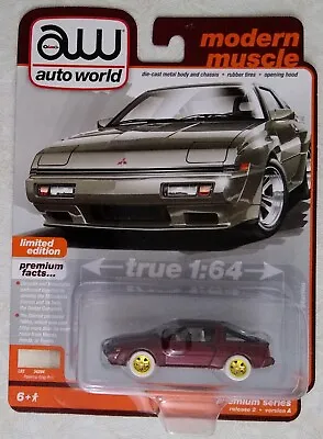 Auto World 1987 Mitsubishi Starion Ultra Red Chase • $19.98