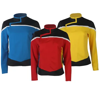 For Lower Decks Ensign Mariner Red Uniform Tendi Blue Yellow Female Women Shirts • $34