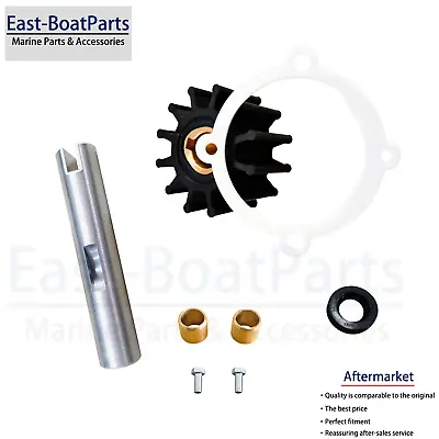 Water Pump Shaft Kit For Volvo Penta AQ120 AQ125 AQ131 AQ140 AQ151 AQ171 AQ145 • $64.99