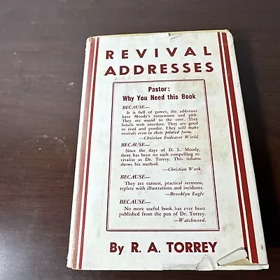 Revival Addresses By R. A. Torrey • $10