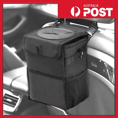 Waterproof Foldable Car Bin Storage Dustbin Travel Rubbish Waste Basket Box Bag • £10.98