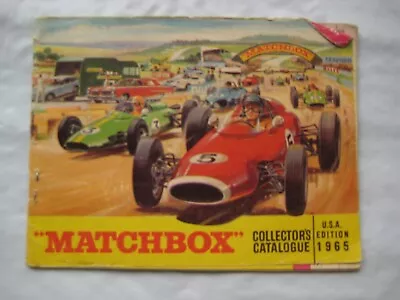 1965  Matchbox  Collector's Catalog USA Edition • $0.99