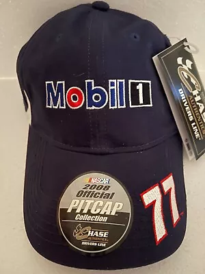 2008 Mobil 1 Hat #77 Chase Authentics Sam Hornish Jr. Pitcap New W/tags • $16.95