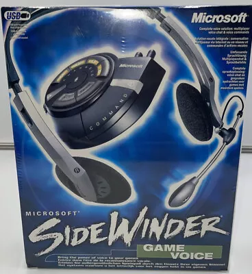 Brand New Microsoft Sidewinder Game Voice Headset PC Sealed • $49.95