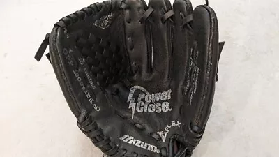 Mizuno Youth GPP1000Y 1BKAC 10  RHT BLACK PRE OWNED BASEBALL GLOVE NICE!! • $25