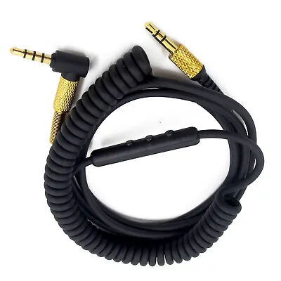 4ft Headphone Audio Cable  With Mic For Marshall Monitor On Ear Pro Headphone A • $14.07