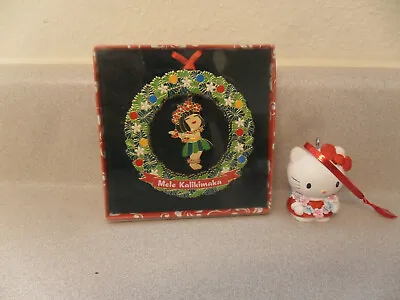 Hawaiian Christmas Ornaments Island Heritage  Warmest Wishes • $12