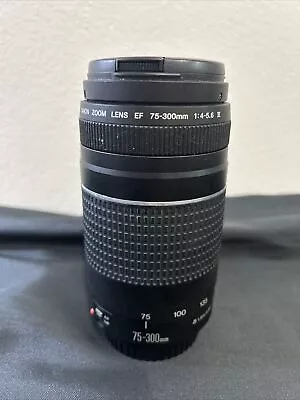 Canon Zoom Lens EF 75-300mm F/4-5.6 III Good Used Condition.  • $180