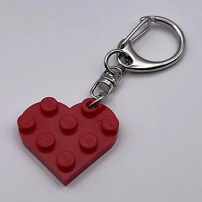 Lego - Heart Keyring - Love Heart - Romance - Romantic - Anniversary - Valentine • £2.99