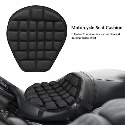 3D Motorcycle Seat Pad Motorbike Cover Universal Comfort Air Cushion Gel Durable • $15.99