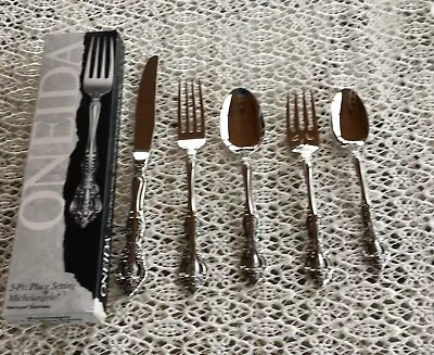 Oneida Michelangelo 1-5 Pc Set-flatware Silverware Stainless-forks-spoons • $40.99