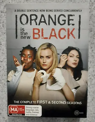 Orange Is The New Black: Season 1 And 2 Boxset - DVD Region 4 - Free Postage • £9.02