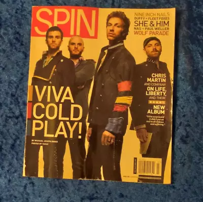 SPIN Magazine July 2008 - Coldplay Cover • $4.75