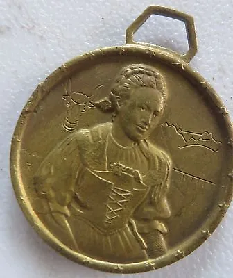 Vintage HUGUENIN Medal Die Schweizer Trachten Les Costumes Nationaux URN 18 • $35