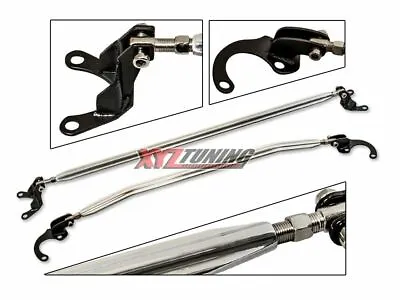 JDM 92-00 Honda Civic Upper Front & Rear Strut Tower Bars Brace 2 Pcs Combo • $79.99