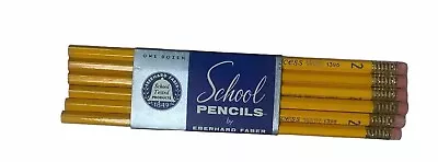 1- NEW EBERHARD FABER SCHOOL PENCILS Princess Yellow #2 ONE DOZEN 1396 Vtg USA • $14.39