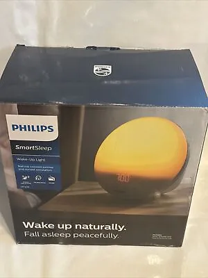 Philips Wake Up Light Natural Alarm Sounds Radio HF3519 Sunset Sunrise Sleep • £99.99