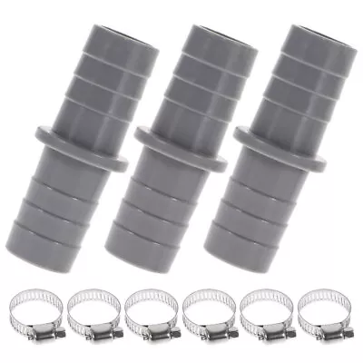 3 Sets Washing Machine Drain Hose Seal Dishwasher Adapter Sewer • £8.95