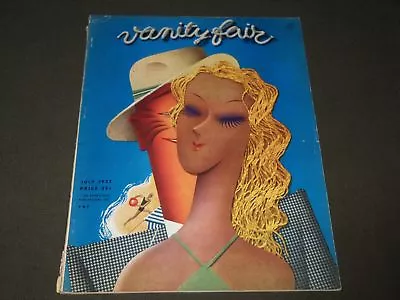 1935 July Vanity Fair Magazine - Katharine Hepburn - Ann Sothern - Louis - F 464 • $120