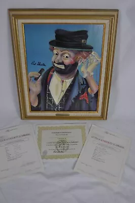 Red Skelton Signed Oil On Canvas Transfer The Philosopher  2025/5000 Framed COA • $120