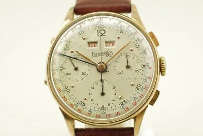 £3750 • Buy Eberhard & Co Dato Compax Triple Date Chrono 1950's Just Serviced