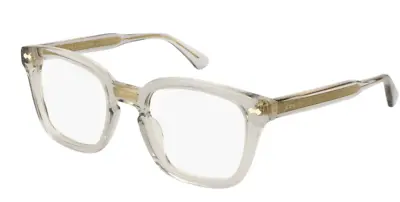 Gucci GG0184O 005 Transparent Grey Square 50 Mm Unisex Eyeglasses • $169.99