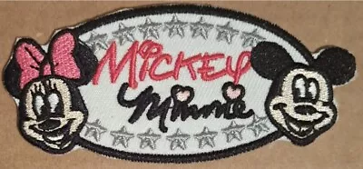 Disney Mickey Mouse With Minnie Mouse Embroidered Iron On Patch • $7