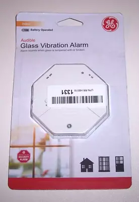 General Electric Personal Security Wireless Glass Vibration Detector AlarmT5 • $17.99