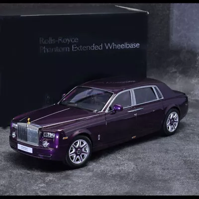 KYOSHO 1:18 Scale Fully Open Car Model RR Rolls-Royce PHANTOM Purple New In Box  • $579.99